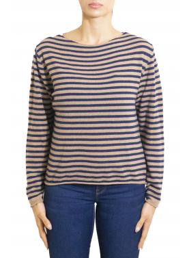 Maglione a righe fine